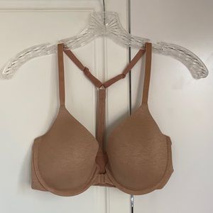 Nude Victoria’s Secret racerback bra